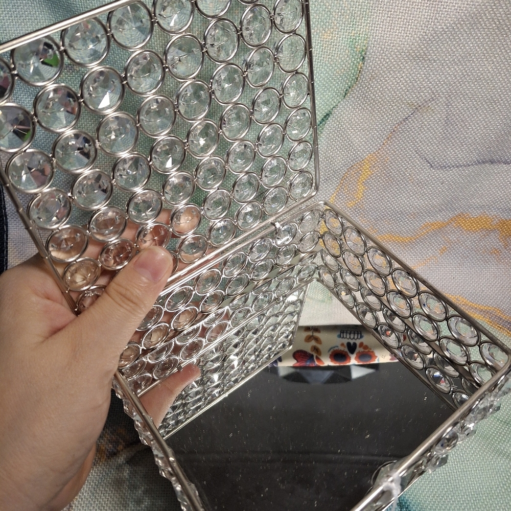 Silver Crystal Decor Box - Picture 7 of 9